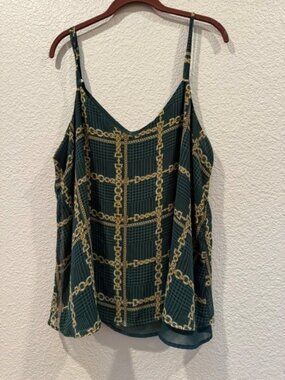 Torrid Double Layer Tank in Chain Link Pattern